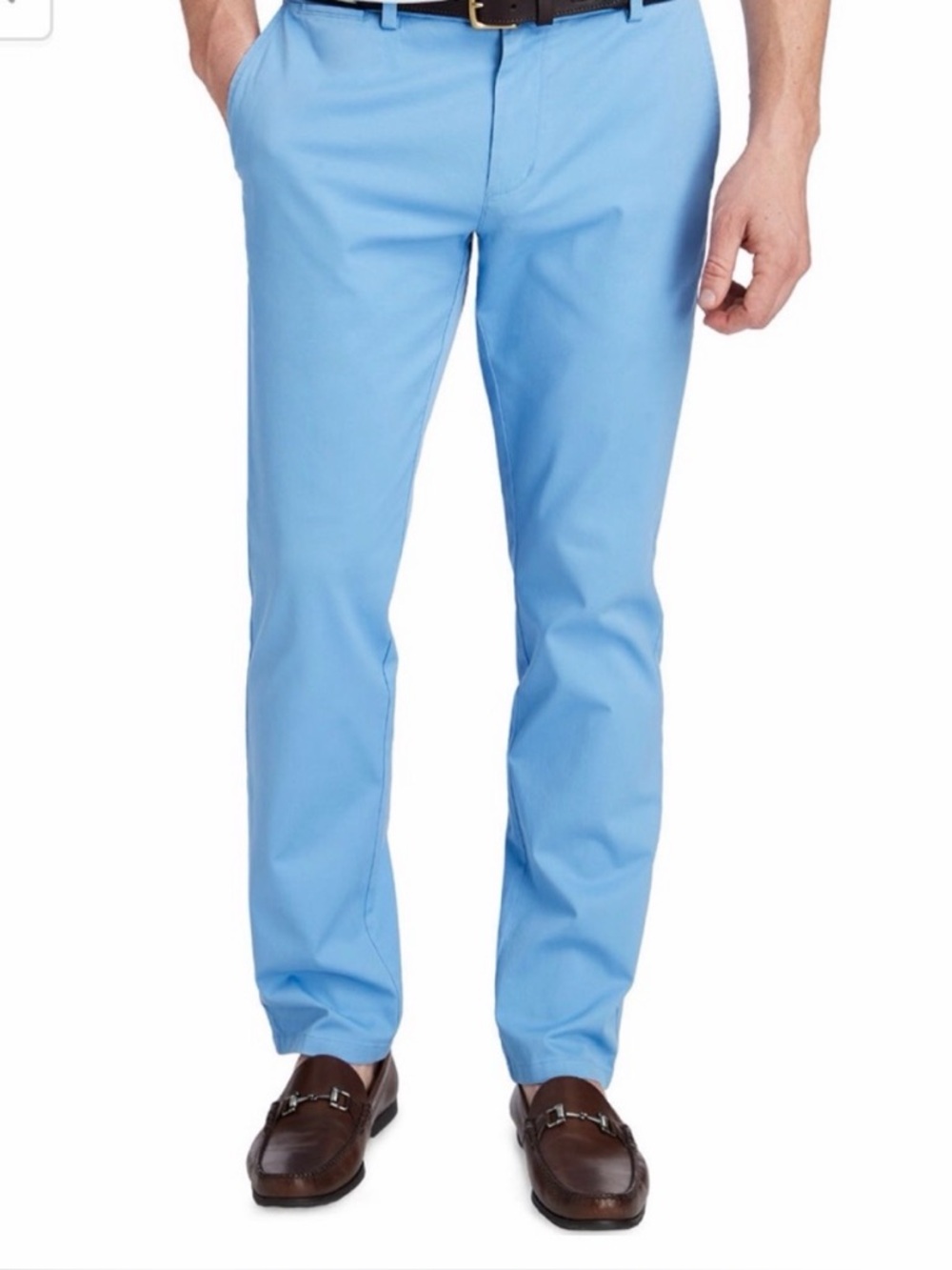 Vineyard Vines Chilmark Chino Pants Blue‎ Burgee Cotton Flat Front Preppy 1P0181
